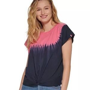 Tommy Hilfiger
Women's Short Sleeve Tie-Dye Knot T-Shirt